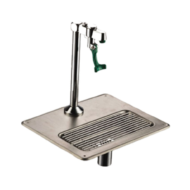 General GXR-51 (International Only) General Hardware Water Station GXR-50 Push Back Glass Filler With 8" Drain