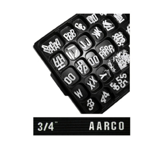 Aarco GFD.75 Letter Set 3/4"H Gothic Style Typeface