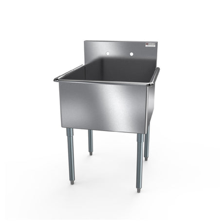 NBR Equipment 1BSG-2424 Budget Sink One-compartment 27"W X 27-1/2"D X 41"H Overall Size