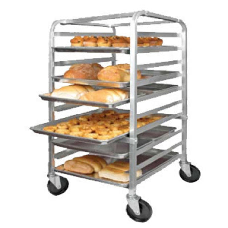 Winco ALRK-10 Sheet Pan Rack Mobile (10) Full-size 18" X 26" Or (20) Half-size 18" X 13" Sheet Pans Capacity