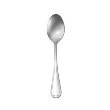 1880 Hospitality V163STBF Oneida® Tablespoon/Serving Spoon 8" Beaded Border Along Handle