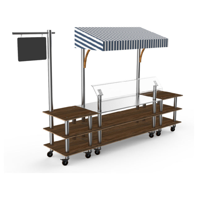 Steelite MGCMLA04WSWW Mogogo Buffet Solutions Modular Classic Canopy Station 3-tier