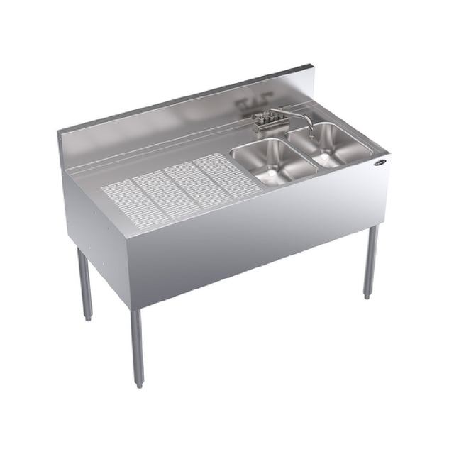 Krowne KR24-42R Royal Series Underbar Sink Unit Two Compartment 48"W X 19"D