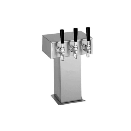 Perlick EA2110-2B Tee Tower (2) Faucets Beer Air Cooled