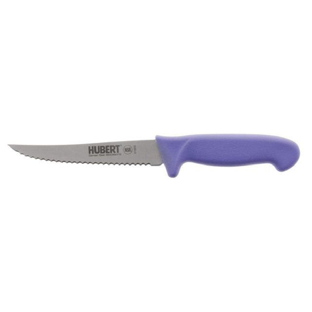 Hubert 81869 - Allergen Awareness Utility/Produce Knife, 5" Blade, Serrated/scalloped