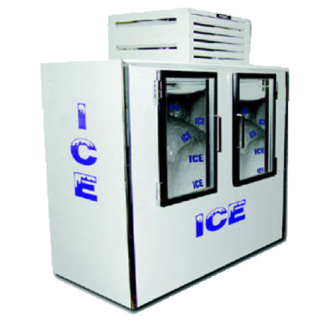 Howard-McCray ICB-2-GL-L Indoor Ice Merchandiser Bagged Ice 85 Cu. Ft. Capacity