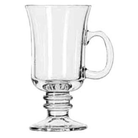 Libbey 5295 Irish Coffee Mug/Dessert 8-1/2 Oz. With Handle (H 5-7/8" T 3-1/8" B 2-3/4" D 4-1/8") (24 Each Per Case)