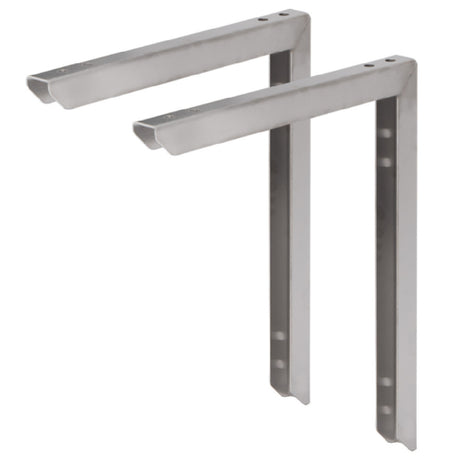 Vulcan WALLMNT-CHRBKR-QS-PLATINUM (Quick Ship) Wall Mount Brackets Stainless Steel (set) (stainless Steel Bottom Panel Required)