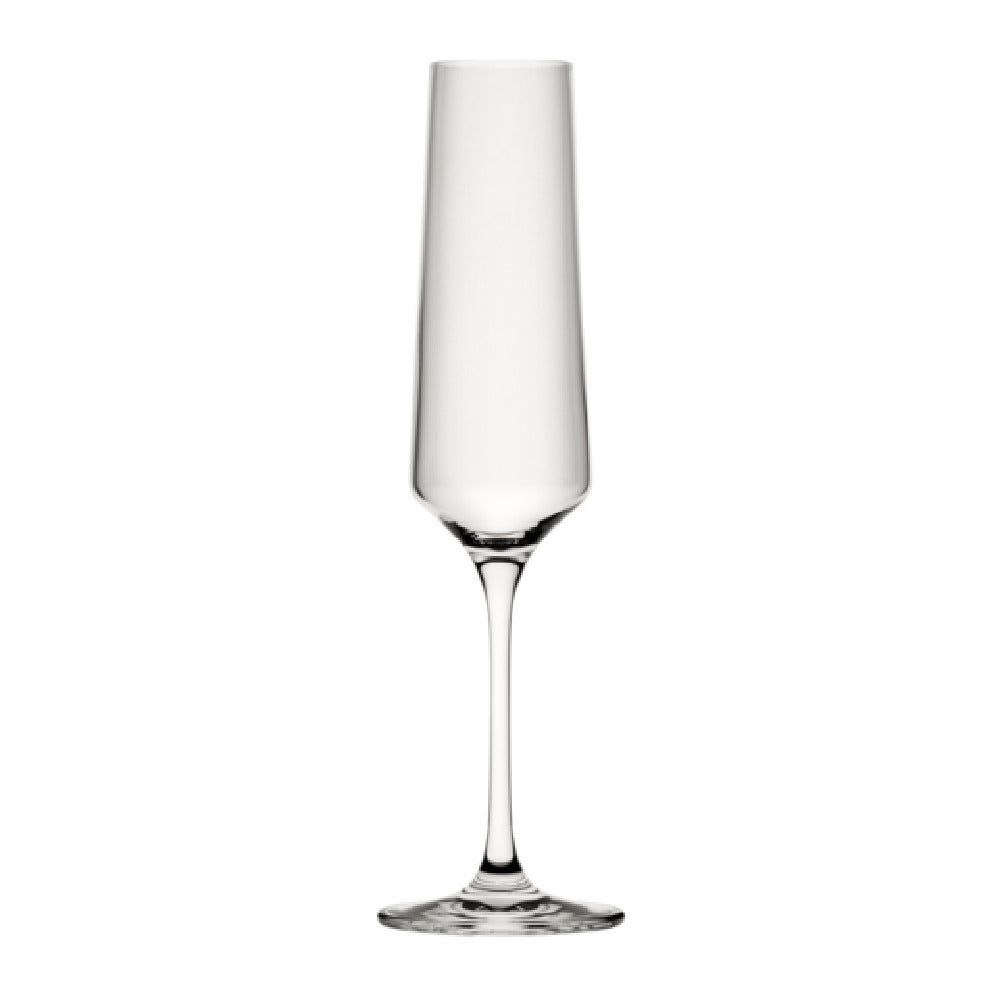 Steelite UR250107 Flute Glass 8.0 Oz. (H 9.875" M 3.875" T 1.625" B 3.875") Crystalline