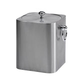 Service Ideas IBSQ3BS Service Ideas Square Ice Bucket Stainless 3 Liter