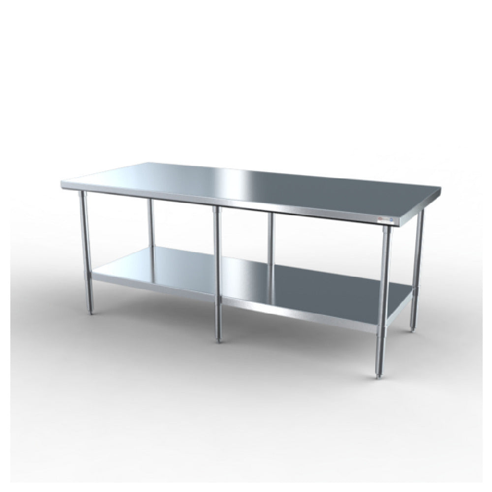 NBR Equipment TS4-8436 Premium Work Table 84"W X 36"D X 35-3/4"H Overall Size