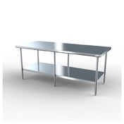 NBR Equipment TS4-8436 Premium Work Table 84"W X 36"D X 35-3/4"H Overall Size