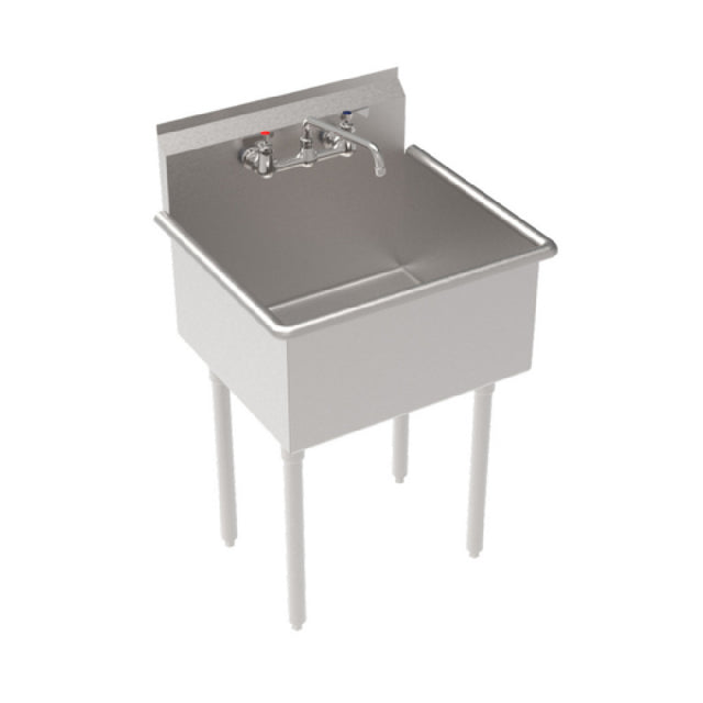 Krowne BS-2421 Royal Series 1-Compartment Basin Sink 27"W X 21-1/2"D X 43-3/4"H
