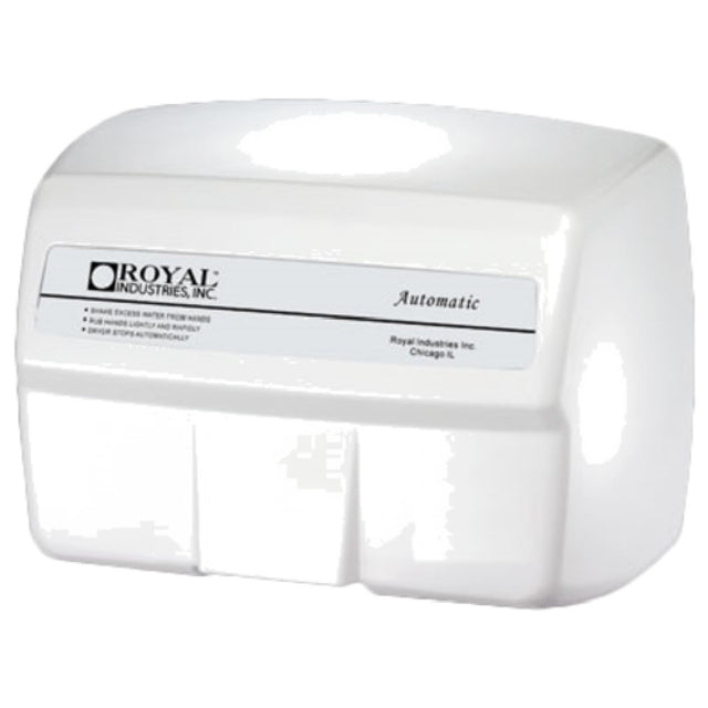 Royal Industries ROY DRY 2200EA Hand Dryer Automatic 12-3/4"L X 8-3/8"W X 7"H