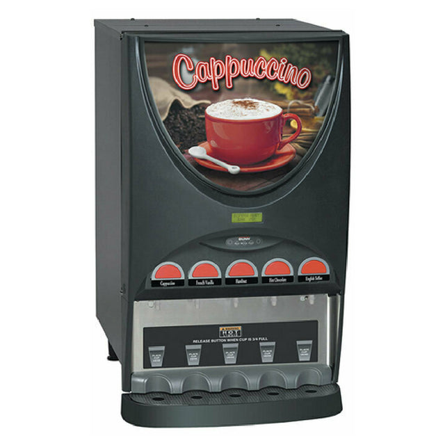 Bunn 37000.0000 IMIX®-5 Hot Beverage Dispenser (5) 8 Lb. Hoppers 4.5 Gallon/hr