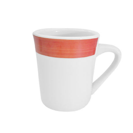 CAC China R-17-R Rainbow Tierra Mug 8 Oz. 3-1/8" Dia. X 4"H