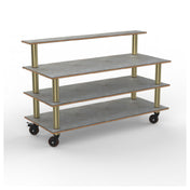 Steelite MGCMLB13GBXH - Modular Classic Plus Grey Slate Brushed Brass Heavy, 71.0" X 29.5" X 47.0"