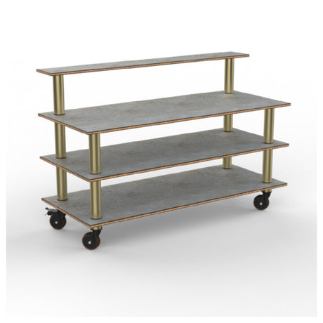 Steelite MGCMLB13GBXH - Modular Classic Plus Grey Slate Brushed Brass Heavy, 71.0" X 29.5" X 47.0"