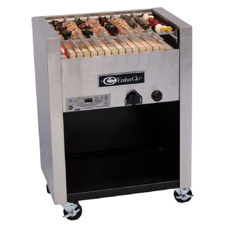 EmberGlo 25F-KABOB_NAT - (25F-KABOB-OPEN FRT) Kabob Charbroiler, Propane OR Natural Gas