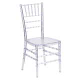 Flash Furniture BH-ICE-CRYSTAL-GG Flash Elegance Stacking Chiavari Chair 1100 Lb. Weight Capacity