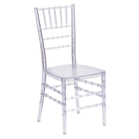 Flash Furniture BH-ICE-CRYSTAL-GG Flash Elegance Stacking Chiavari Chair 1100 Lb. Weight Capacity