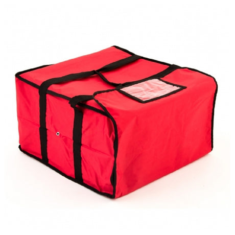 Chef Approved 124PIBAG5NYL Pizza Bag 20" X 20" X 12" Holds (2) 16" Pizza Boxes Or (1) 18" Pizza Box