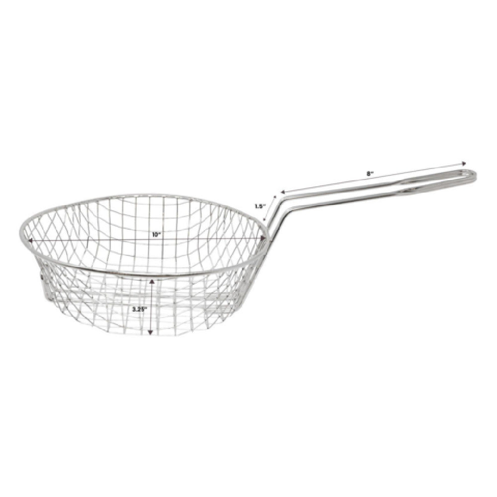 Omcan USA 80372 - (80372) Culinary Basket, 10" Diameter X 3" Deep, Round