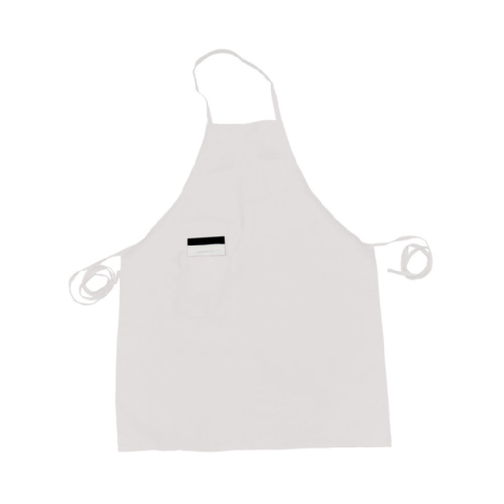 Thunder Group CA3326WH Chef Regalia Bib Aprons 33" X 26" Full-length With Pocket