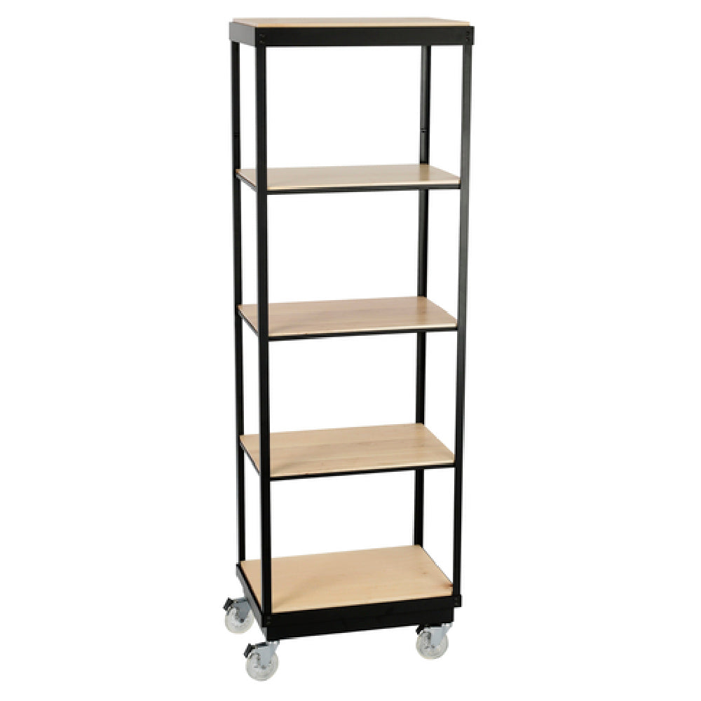 Cal Mil 22343-5-71 Merchandising Cart 5-tier 24"W X 16"D X 72"H