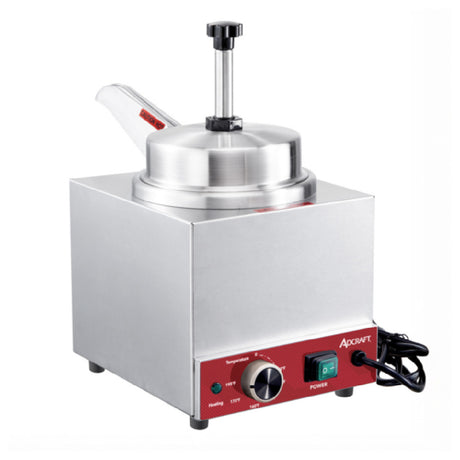 Admiral Craft NCW1P120 - Adcraft Topping Warmer And Dispenser, Single Pump, 3.5 Qt. Capacity