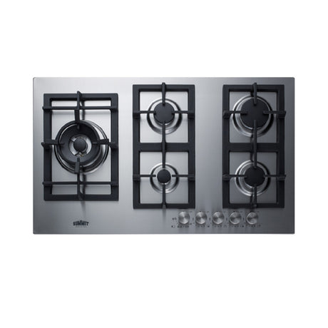 Summit GCJ536SSLP Gas Cooktop LP Gas Built-in