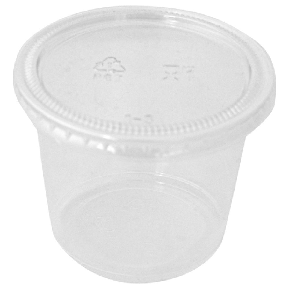 International Tableware TG-PP-55 Portion Cup With Lid Plastic Clear