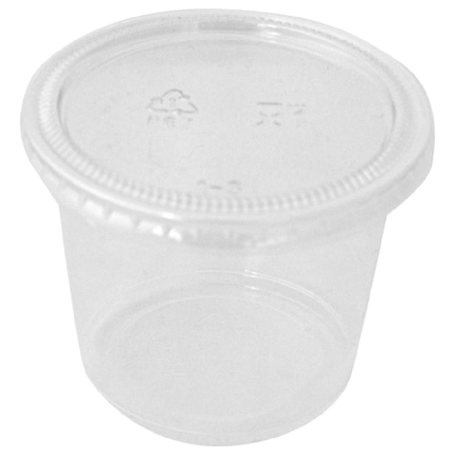 International Tableware TG-PP-55 Portion Cup With Lid Plastic Clear