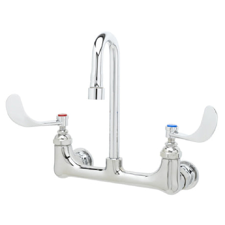 T&S Brass B-2443-F1-CR-SC Faucet Wall Mount 8" Centers