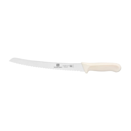 Thunder Group SLKF407WT Bread Knife 9-1/2" Blade White Polypropylene Handles