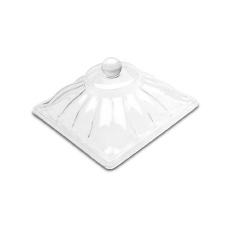 Steelite DFLID1G00 Jar Lid 8"W X 8"D X 2-1/2"H Clear