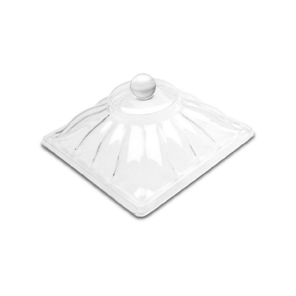 Steelite DFLID1G00 Jar Lid 8"W X 8"D X 2-1/2"H Clear