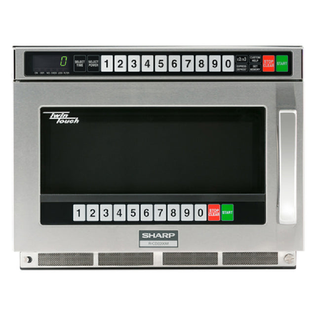 Sharp R-CD2200M TwinTouch™ Commercial Microwave Oven 2200 Watts 0.75 Cu. Ft. Capacity