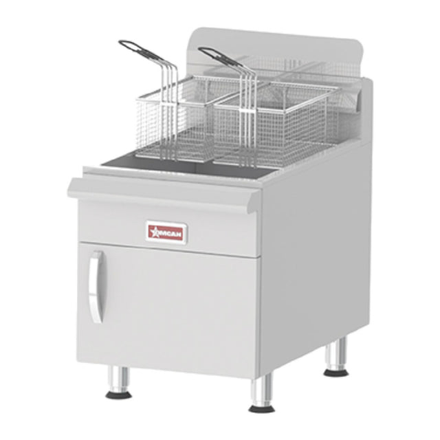 Omcan 43088 (CE-CN-UR-CF30-NG) Fryer Countertop Natural Gas