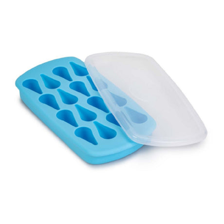 Harold Import Co. 29130 Joie Ice Cube Tray With Lid Rain Drop Design