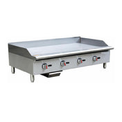 Hubert 29Y-009 - Kratos® Gas Griddle, 48"W X 20-3/5"D Cooking Area, Thermostatic Controls