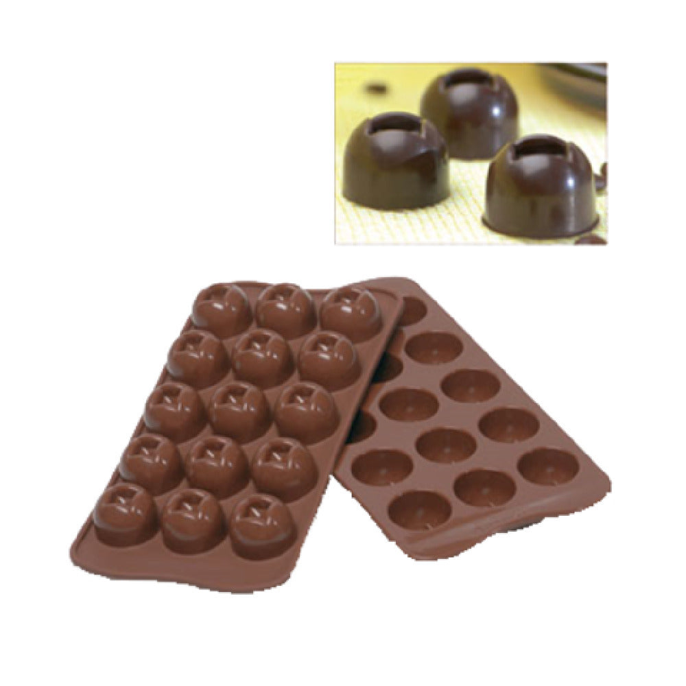 Louis Tellier SCG03 Silikomart Chocolate Mold Imperial Makes (15) 0.34 Oz. Pieces