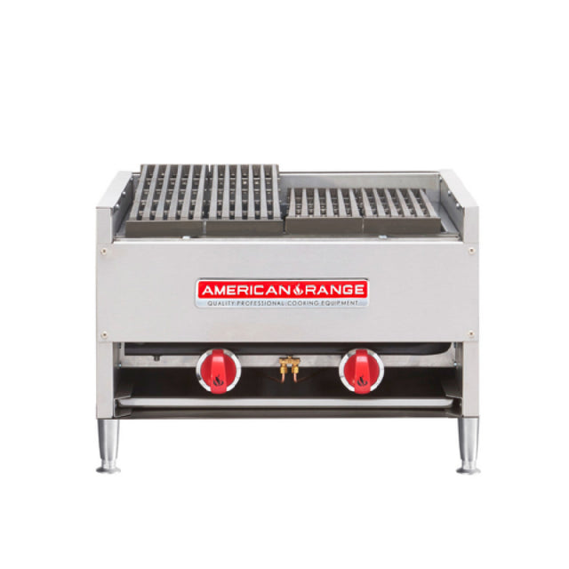 American Range AECB-48_NAT - Lava-Rock Broiler, Gas, Countertop