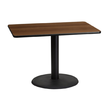 Flash Furniture XU-WALTB-3042-TR24-GG Table 42"W X 30"D X 31-1/8"H Dining Height