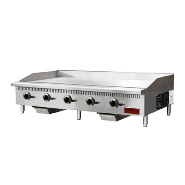 Omcan 47366 (CE-CN-G60-M) Griddle 60"W X 28.7"D X 15.6"H 5 Burners