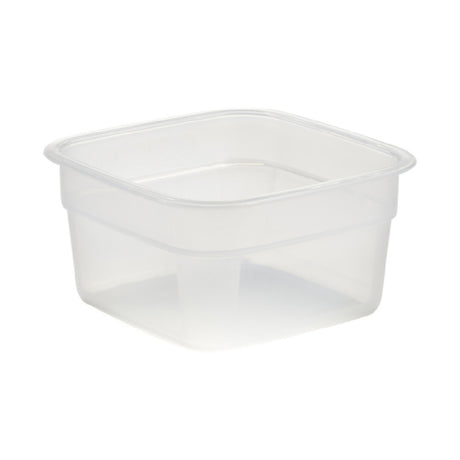 Cambro HFSFSPROPP190 CamSquare® FreshPro Food Container 1/2 Qt. 4-22/25"L X 4-22/25"W X 2-1/26"H