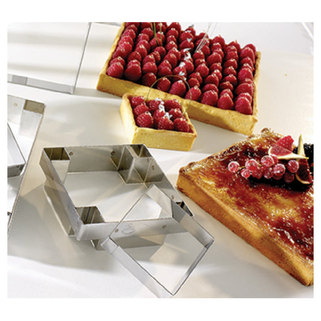 Matfer 371121 Mozaïk Tart Mold 3" X 3/4"H Square