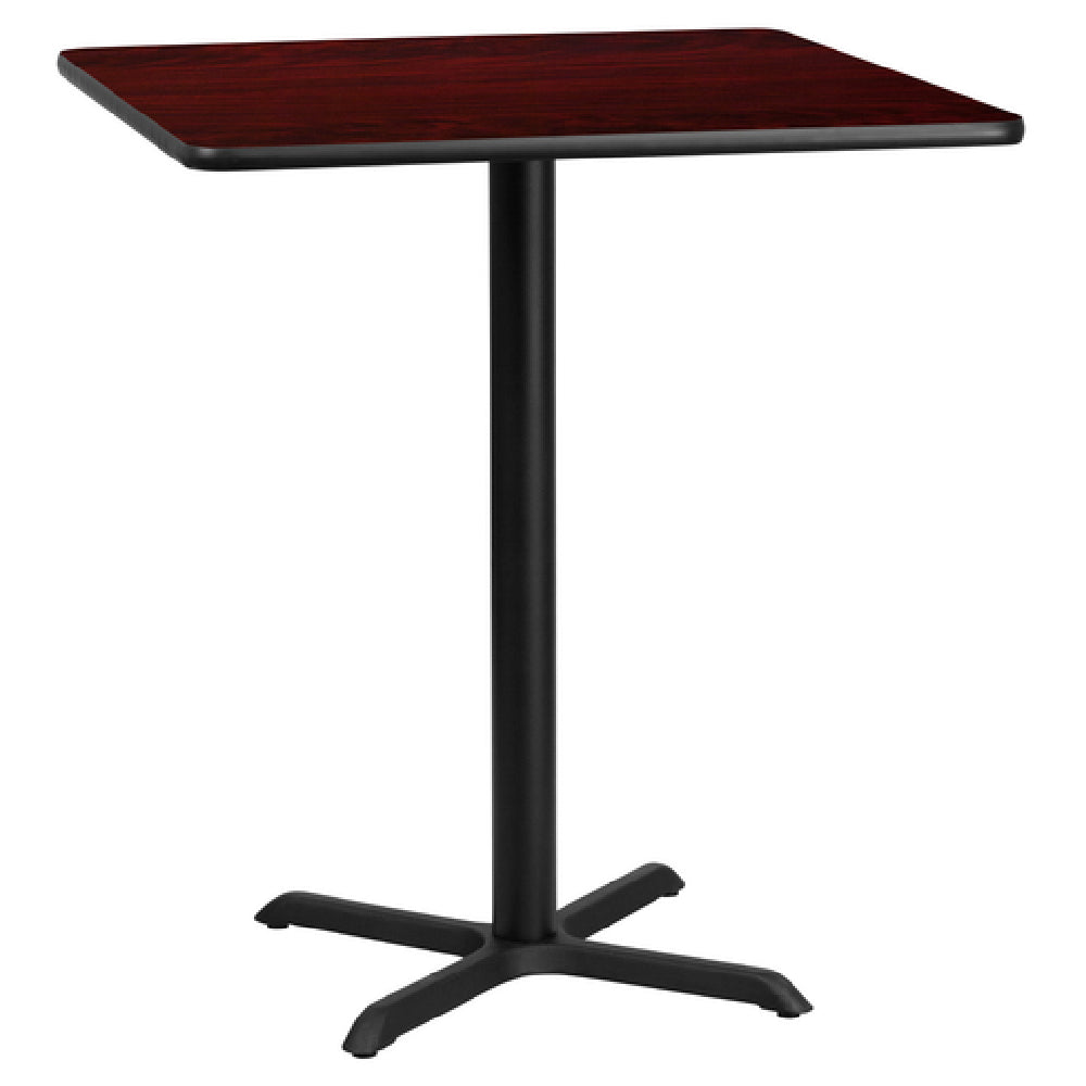 Flash Furniture XU-MAHTB-3636-T3030B-GG Table 36"W X 36"D X 43-1/8"H Bar Height