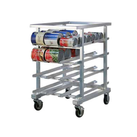 New Age Industrial 1226NT Can Storage Rack Mobile Half-size