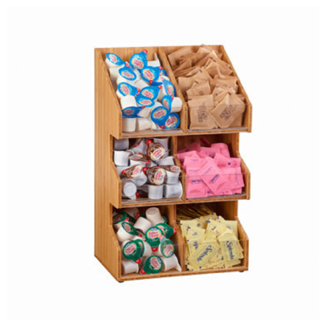 Cal Mil 2054-60 Condiment Organizer/Display 10-1/4"W X 6-3/4"D X 16"H 3-tier Bins